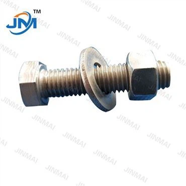 Vroče pocinkani vijak in matica